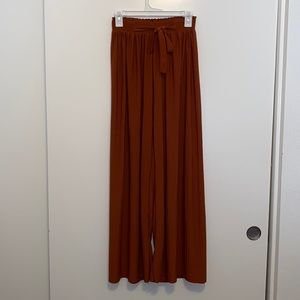Burnt Orange Boho Wide Pant
